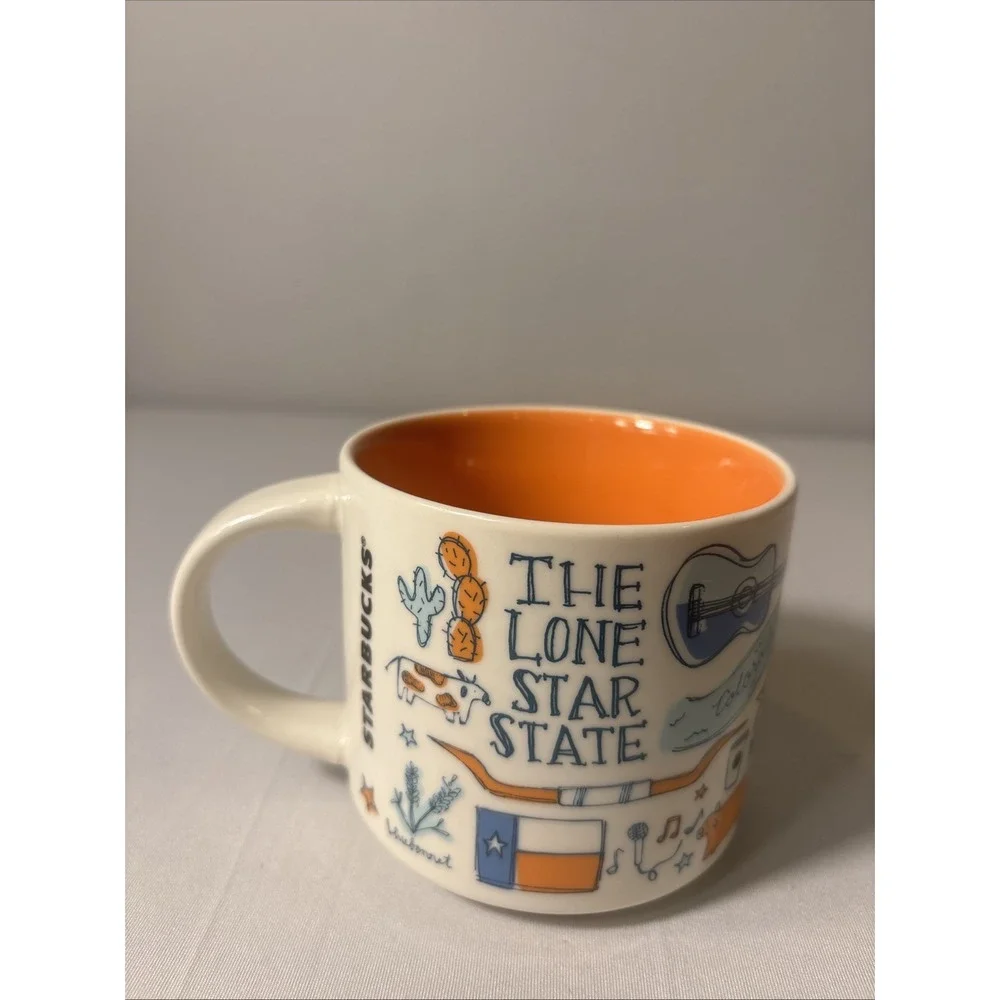 Starbucks TEXAS The Lone Star State Been There Series Coffee Mug Cup 14 oz 2017